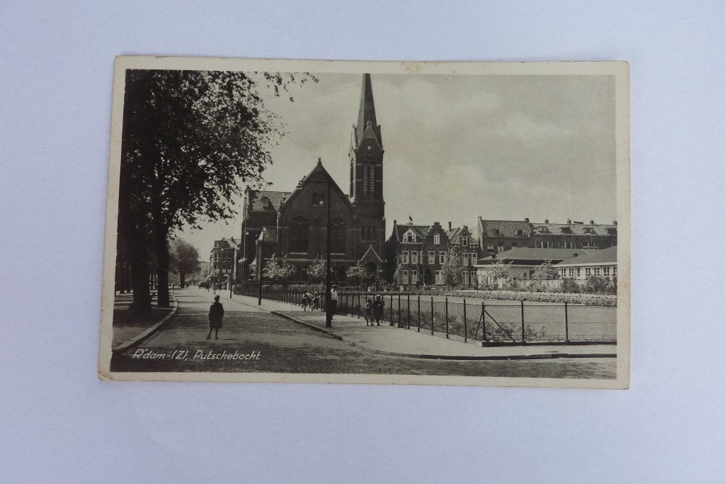 Rotterdam (Z) Putschebocht 1953, Ophalen of Verzenden, 1940 tot 1960, Gelopen, Zuid-Holland