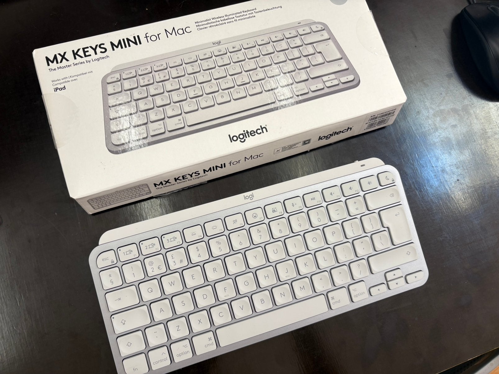logitech mx keys mini voor mac, Computers en Software, Toetsenborden, Oplaadbaar, Ophalen of Verzenden, Zo goed als nieuw, Draadloos