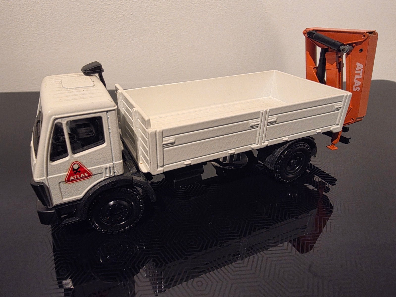 Mercedes-Benz met Atlas AK 5007 kraan, Hobby en Vrije tijd, Ophalen of Verzenden, Zo goed als nieuw, Hijskraan, Tractor of Landbouw