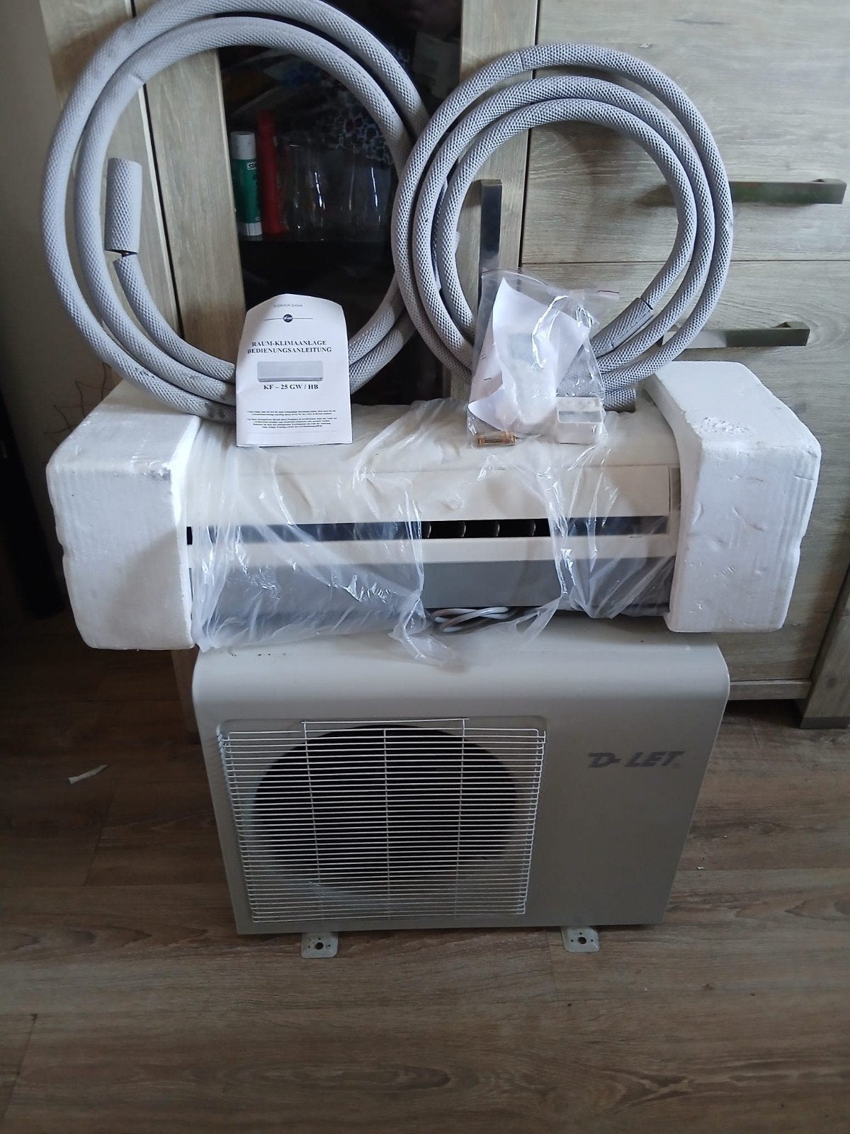 D-LET Klima-Splitgerät KF-25GW/HB Airco - Nieuw in doos, Minder dan 60 m³, Nieuw, 3 snelheden of meer, Ophalen of Verzenden