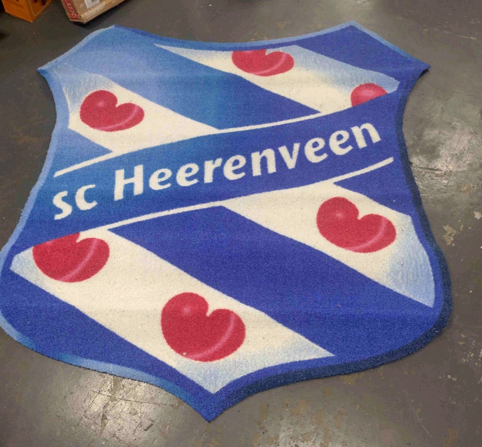 S.C. Heerenveen Grastapijt 185cm breed voor binnen of buiten, Ophalen, 150 tot 200 cm, Nieuw, Graslook, Natuurlijk