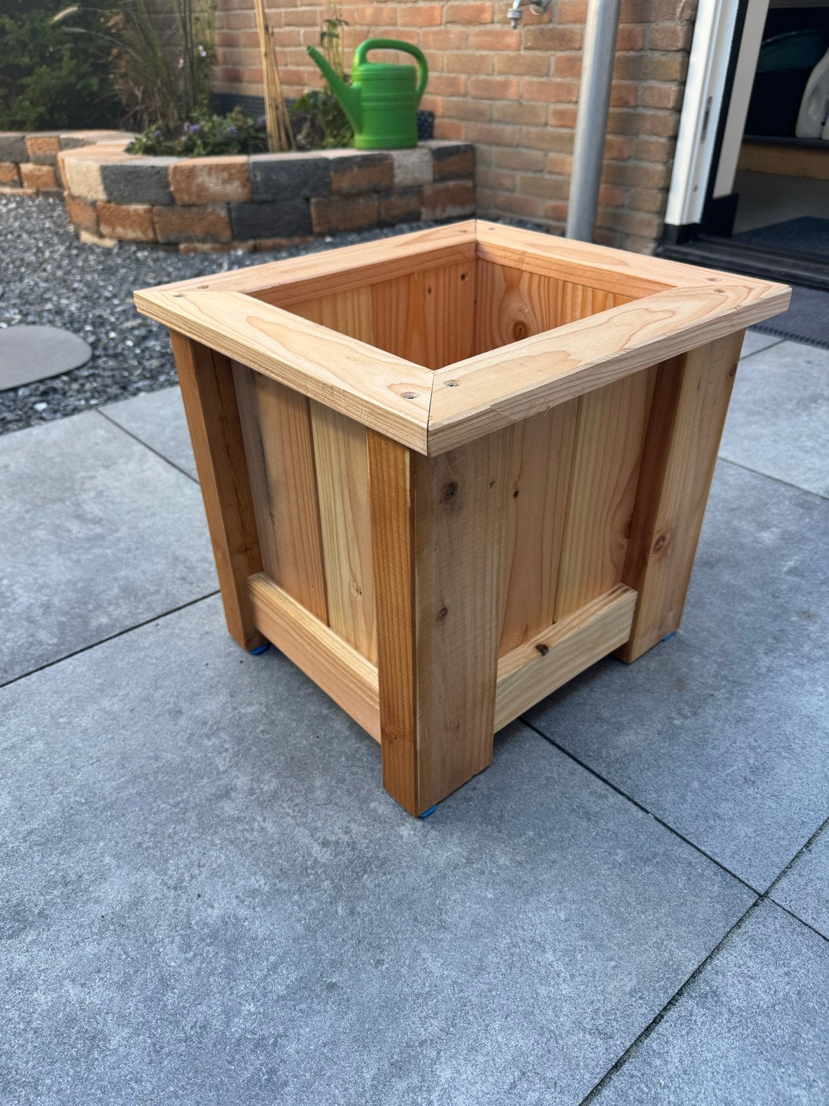 Douglas hout Bloembak - Vierkant - Tuin & Balkon, Tuin en Terras, Ophalen, Minder dan 60 cm, Vierkant, Nieuw