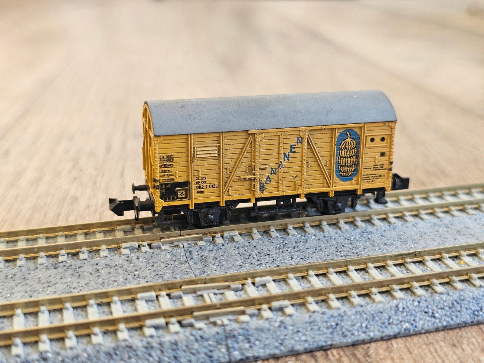 Modeltrein N spoor wagon - Bananenwagon, Overige merken, Gebruikt, Gelijkstroom, Wagon
