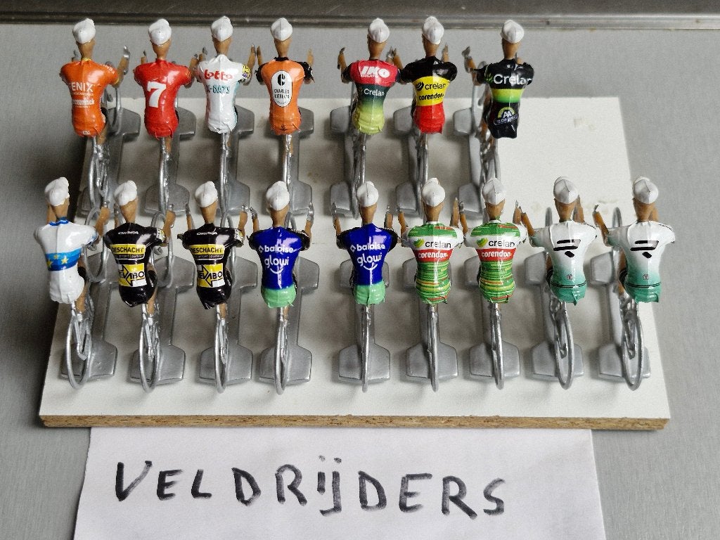 VELDRIJDERS wielrennertjes seizoen 2026, Ophalen of Verzenden, Zo goed als nieuw