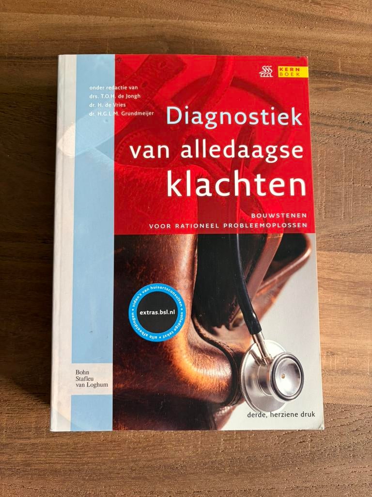 Diagnostiek van alledaagse klachten 3e druk, Boeken, Studieboeken en Cursussen, Ophalen, Beta, Zo goed als nieuw, WO