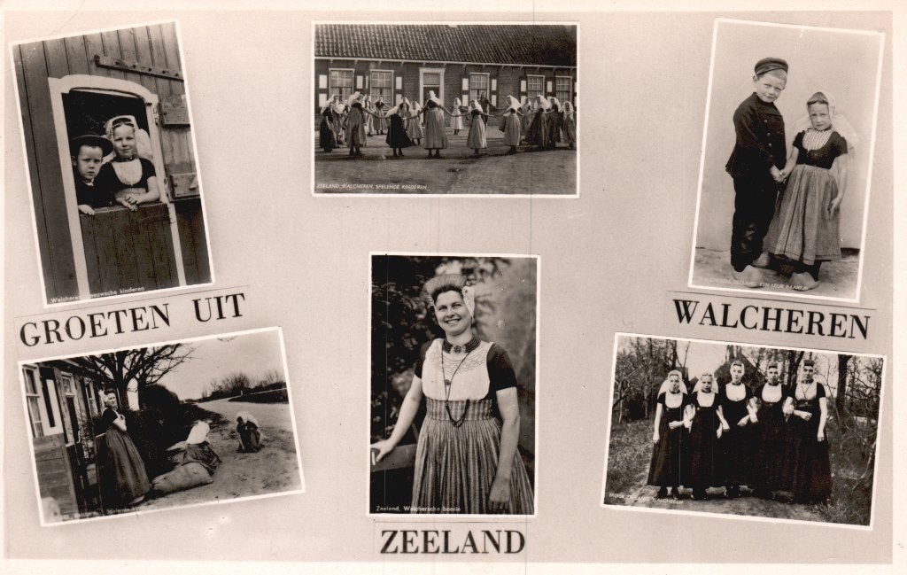Groeten uit Walcheren (1951) 128318, Verzenden, 1940 tot 1960, Gelopen, Zeeland