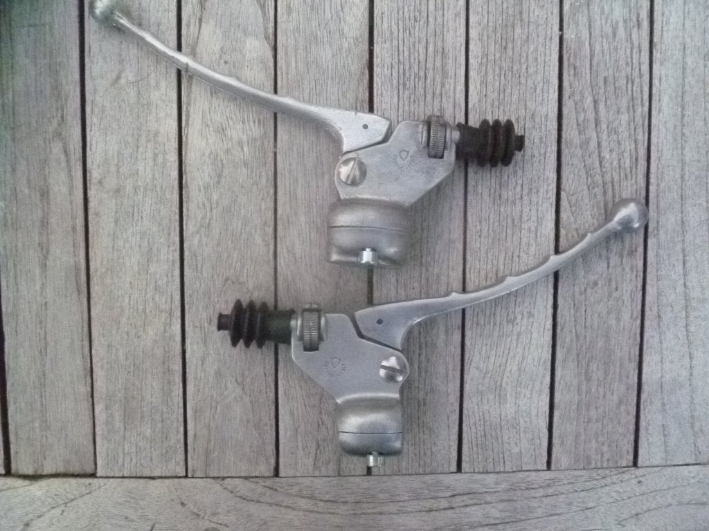 Set Cuppini hendels Zundapp en Italiaanse bromfiets Garelli, Ophalen of Verzenden, Gebruikt, Overige typen, Overige merken