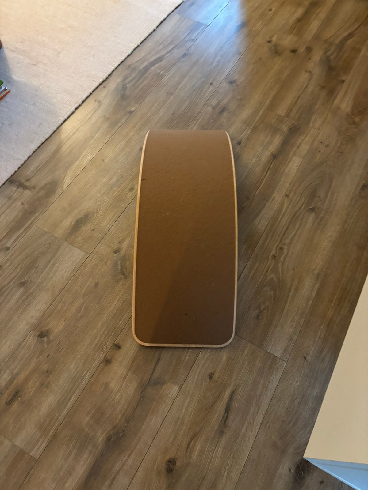Wobbel bord - beige vilt, Ophalen, Minder dan 50 cm, Rond, Zo goed als nieuw