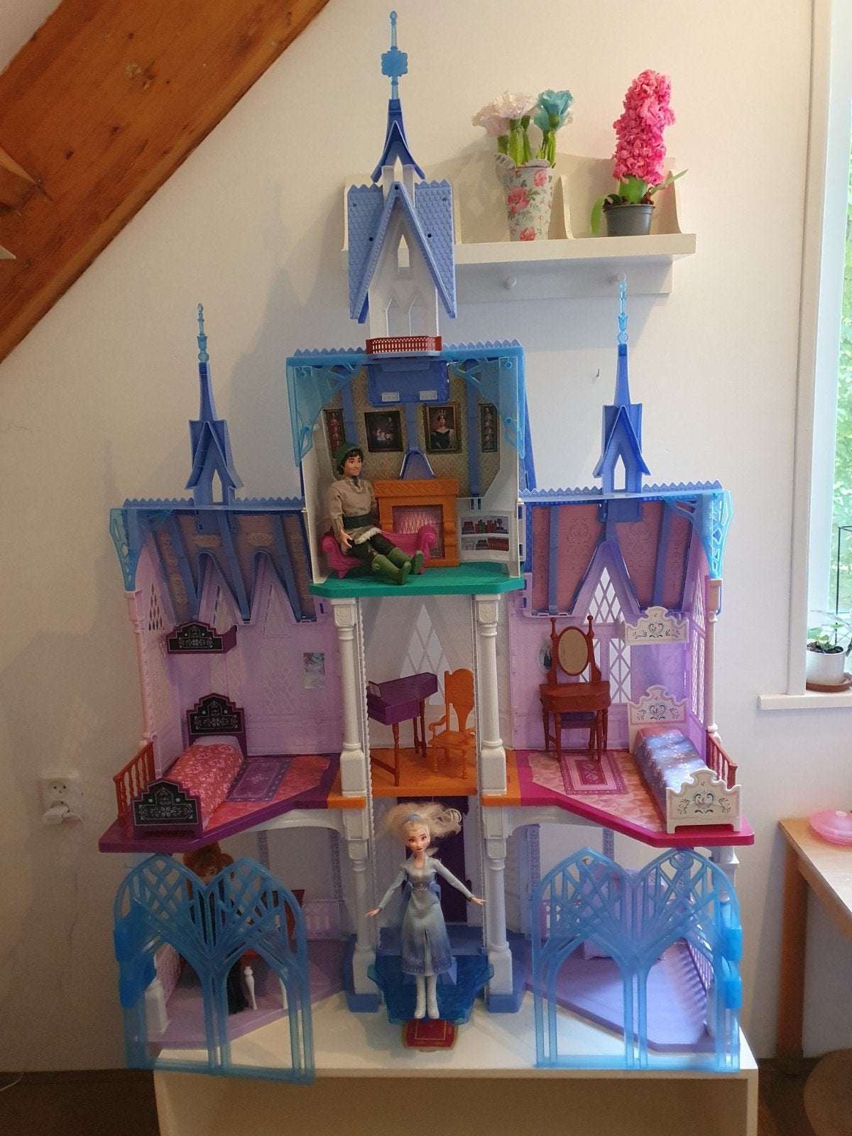 Disney Frozen 2 Ultimate Arendelle Kasteel met lichtjes, Ophalen, Gebruikt, Poppenhuis