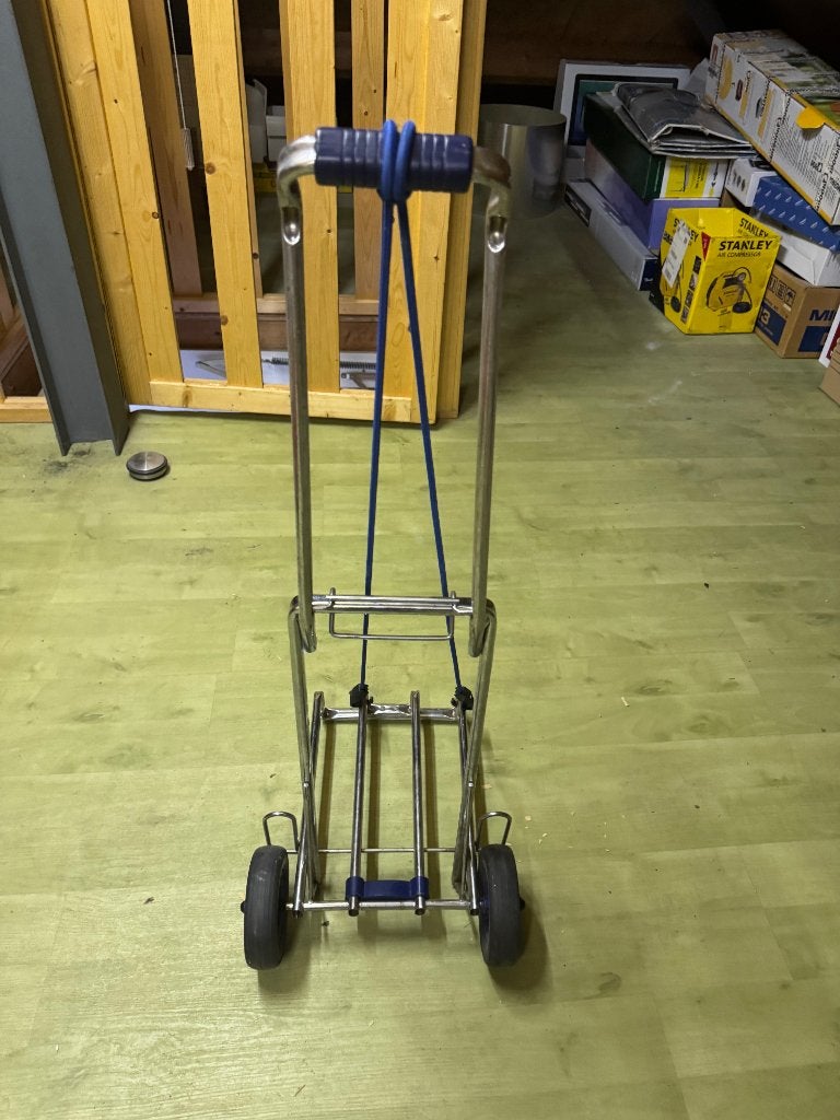 Stevig, geheel opvouwbare trolley/camping wagentje, Caravans en Kamperen, Ophalen of Verzenden, Opvouwbaar, Gebruikt