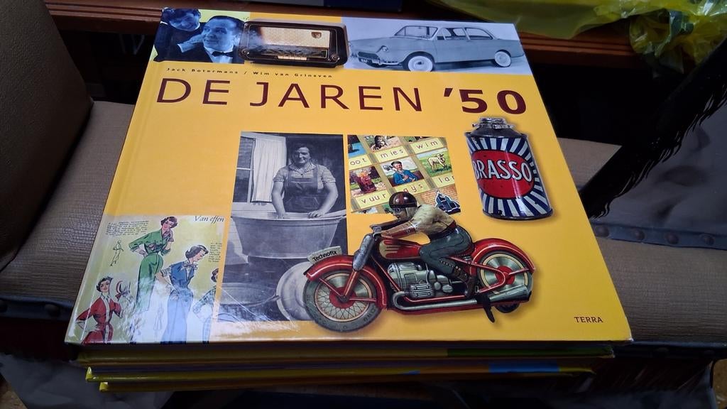 De Jaren '50 - Boek over het dagelijks leven in de jaren '50, Ophalen of Verzenden, 20e eeuw of later, Zo goed als nieuw, Jack Botermans, Wim van Grinsven