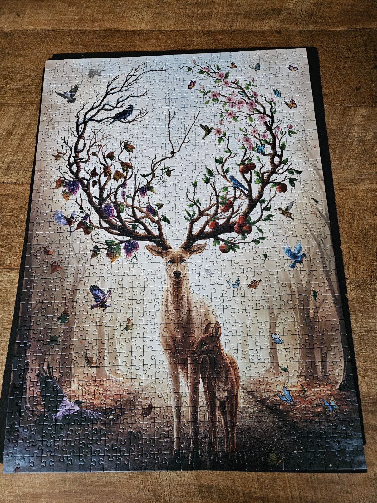 puzzel 1000 stukje ravensburger hert, Ophalen of Verzenden, 500 t/m 1500 stukjes, Zo goed als nieuw, Legpuzzel