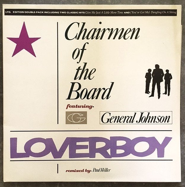 2 X 12 INCH Chairmen Of The Board Paul Weller Loverboy 1986, Ophalen of Verzenden, Zo goed als nieuw, Gatefold hoes, Overige typen
