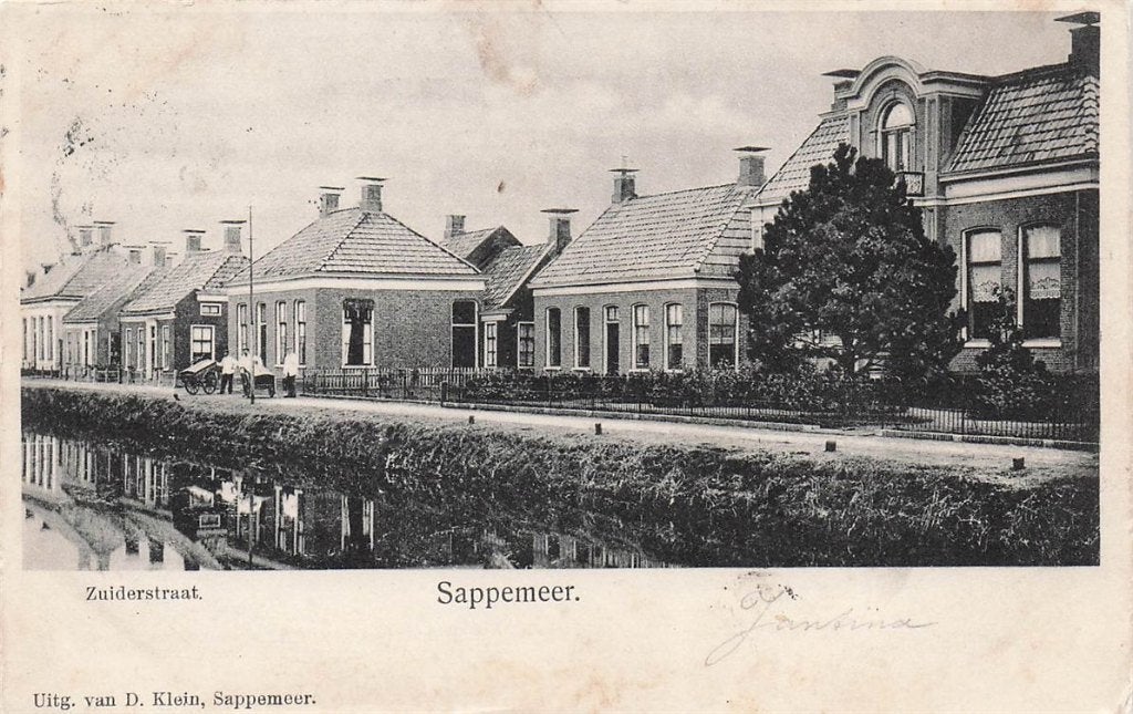 703-142-035 Zuiderstraat Sappemeer, Verzenden, Voor 1920, Groningen