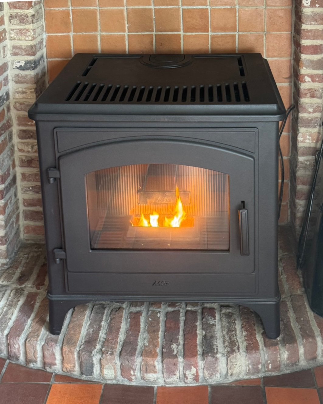 Pelletkachel MCZ Deco Air 8 kW met afstandsbediening!, Ophalen, Zo goed als nieuw, Overige brandstoffen, Pelletkachel