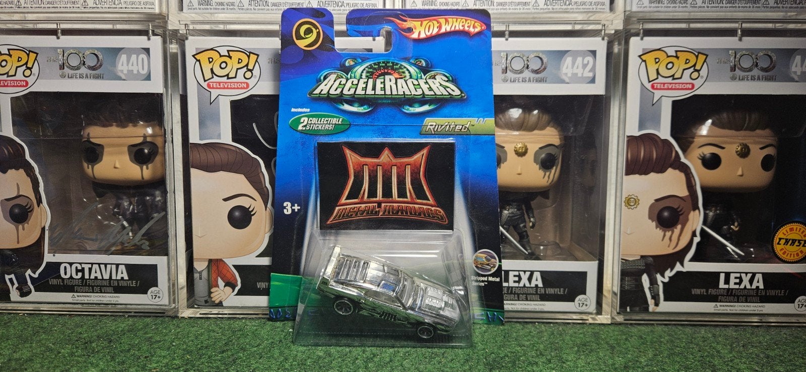 Hotwheels/hot wheels Acceleracers Rivited chrome, Ophalen of Verzenden, Nieuw, Auto