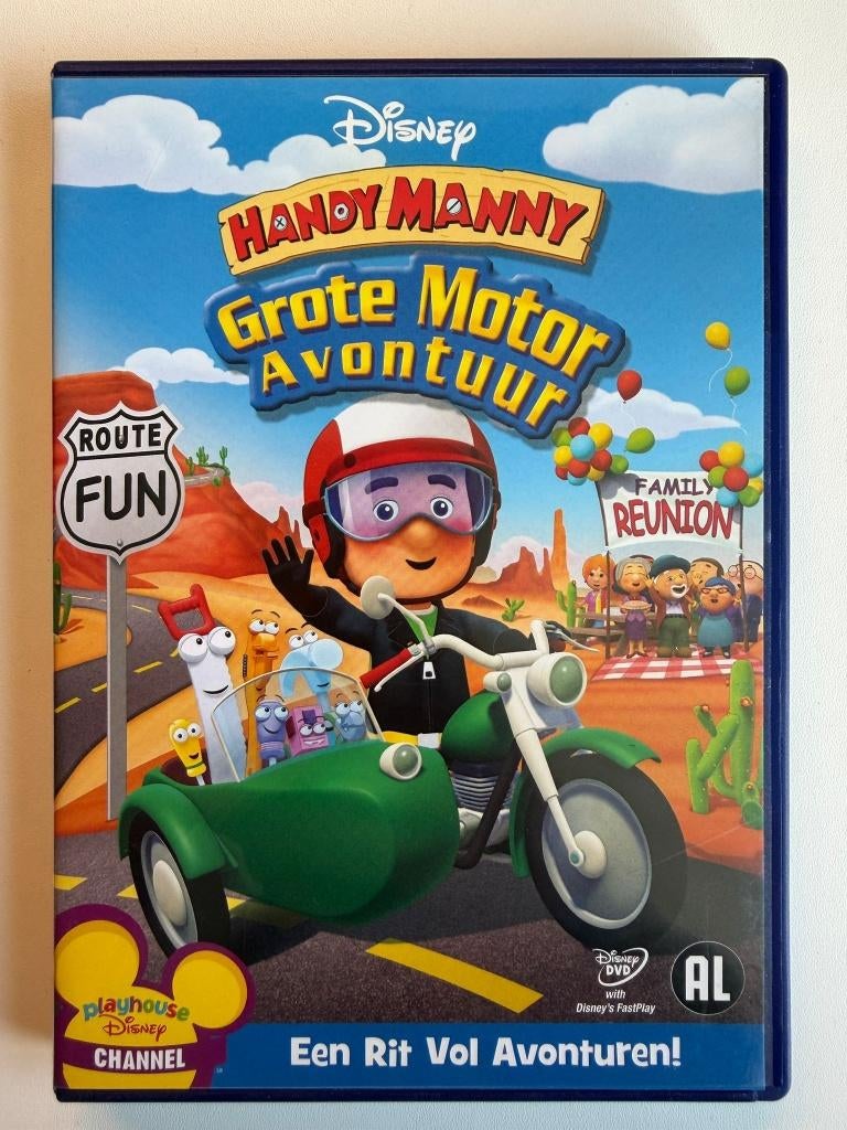 Handy Manny - Grote Motor Avontuur DVD | Actie 5=4, Europees, Tekenfilm, Alle leeftijden, Ophalen of Verzenden