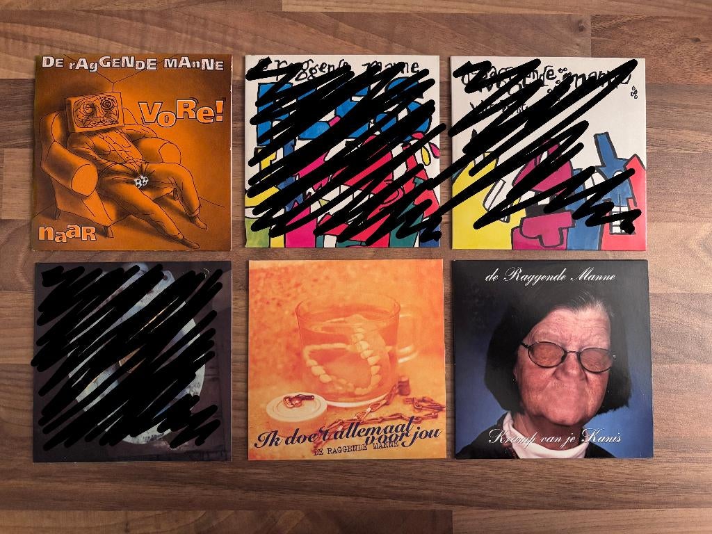 De Raggende Manne CD Single Collectie (3 stuks) vanaf 4,-, Cd's en Dvd's, Cd Singles, Zo goed als nieuw, Nederlandstalig, 6 singles of meer