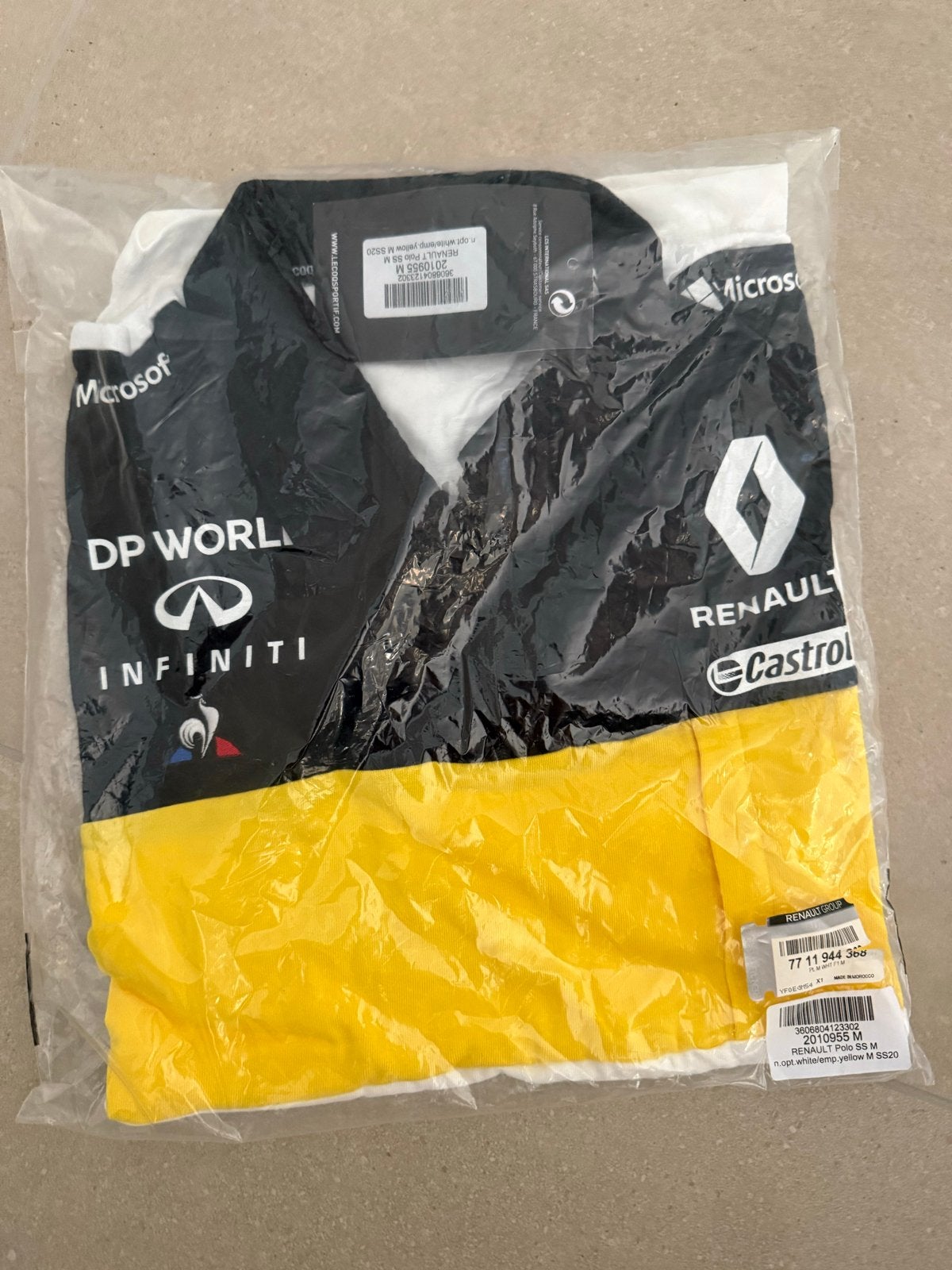 Nieuw Renault F1 Polo Shirt Maat M - Ongedragen, Ophalen of Verzenden, Nieuw, Maat 48/50 (M), Meerkleurig