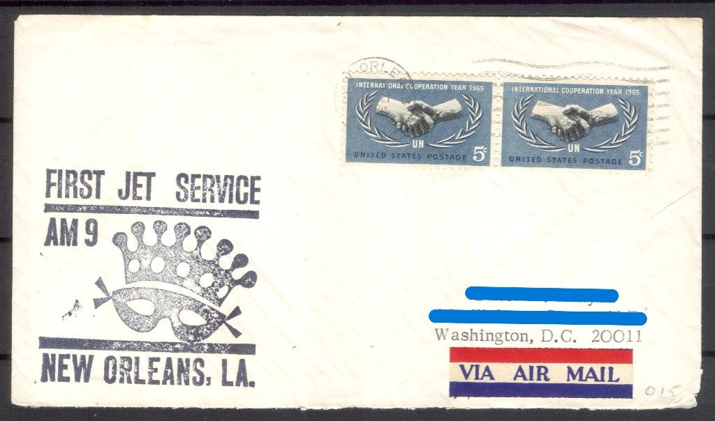 First Jet service AM9 New Orleans, LA, Verzenden, Envelop