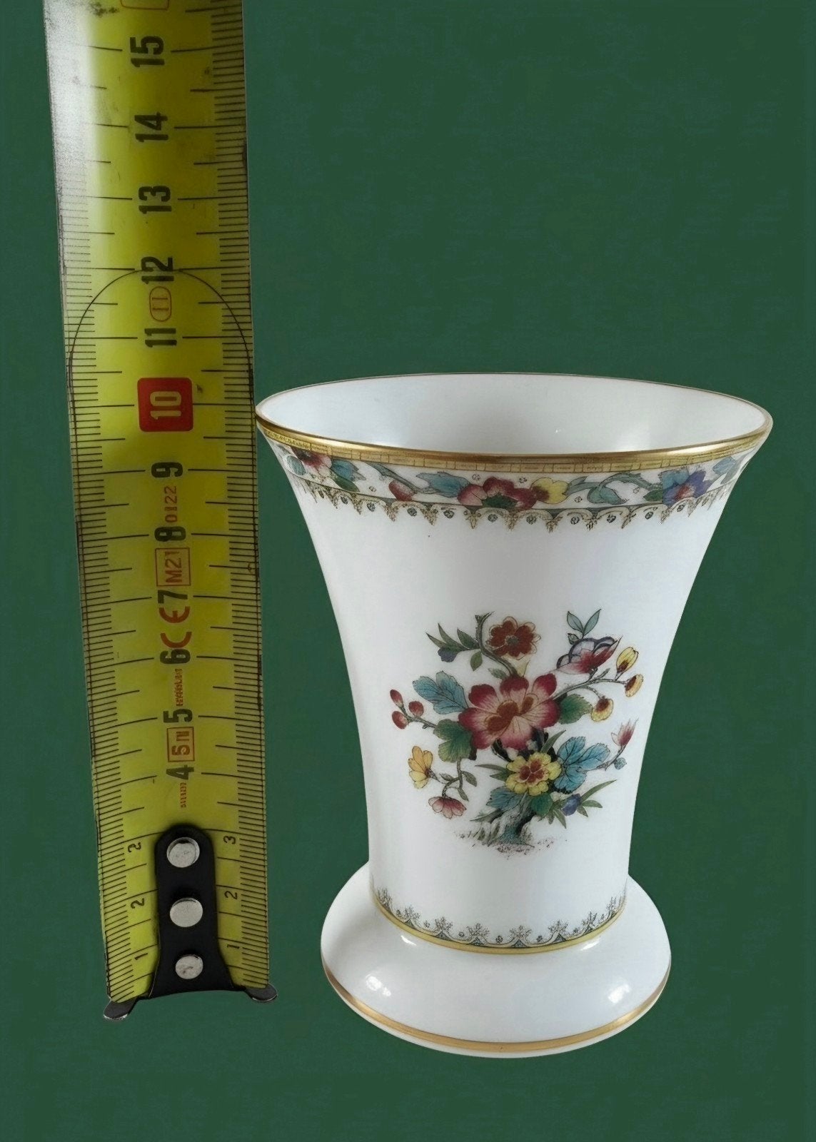 Antieke Coalport Ming Rose Vaas - Handgeschilderd Porselein, Ophalen of Verzenden
