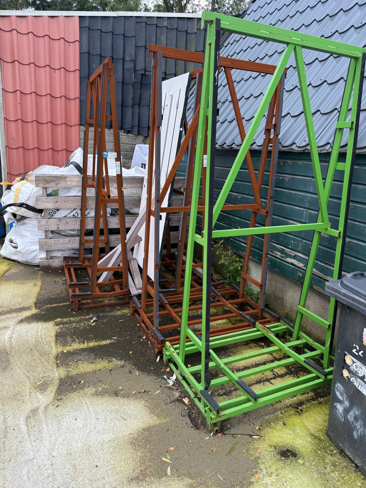 Glasjukken voor transport en opslag van glas, Ophalen, Gebruikt, Minder dan 80 cm, Overige typen