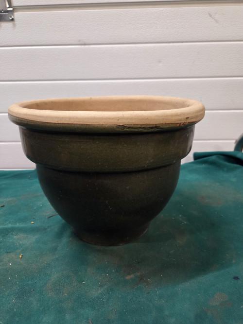 bloempot oud hollands groen, Ophalen of Verzenden, 'T Olde Gre-j, Info@toldegrej.nl, Endepoelstraat 20f Didam
