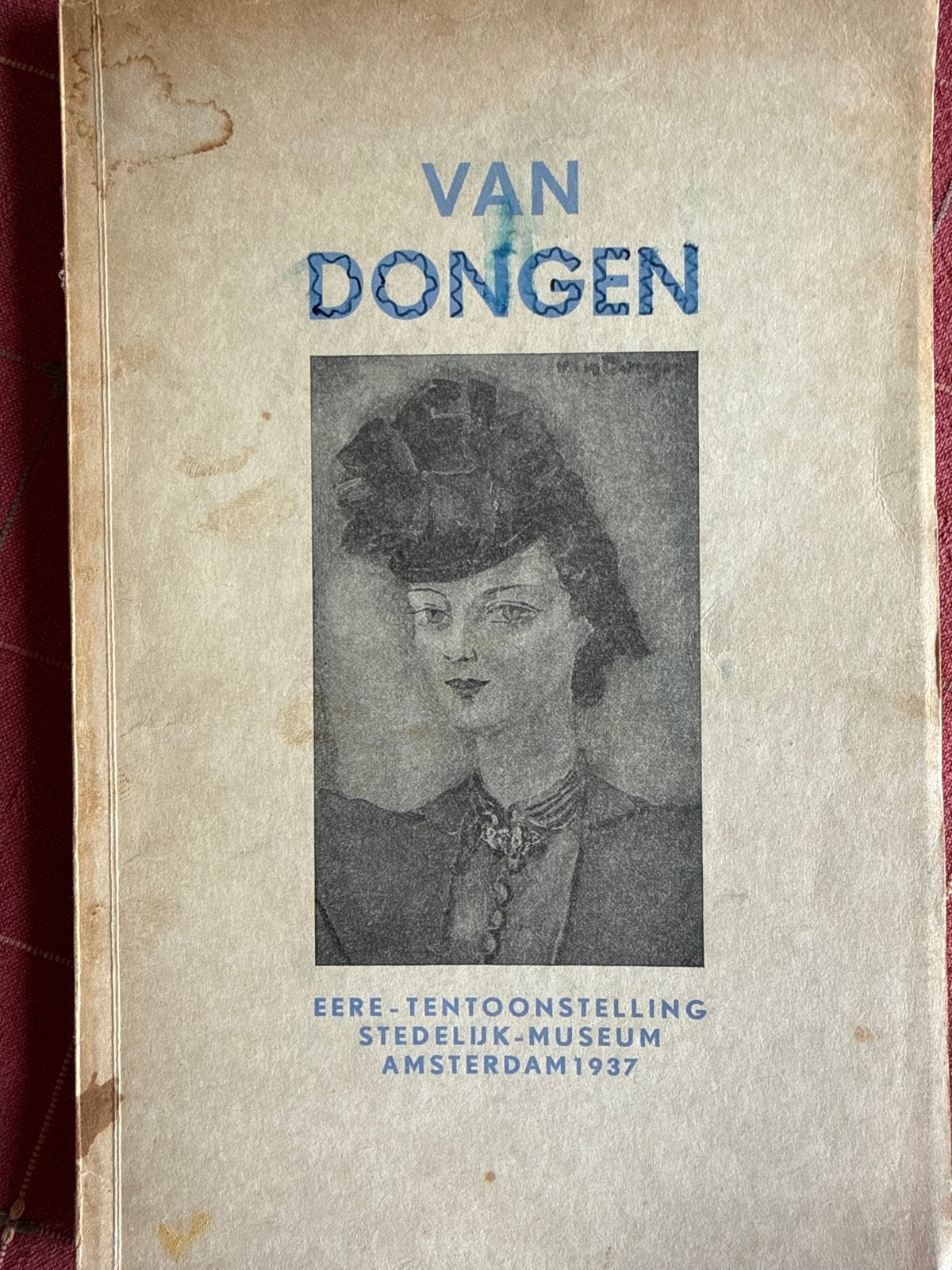 Van Dongen Eere-Tentoonstelling Stedelijk Museum 1937, Ophalen of Verzenden, Gelezen, Schilder- en Tekenkunst