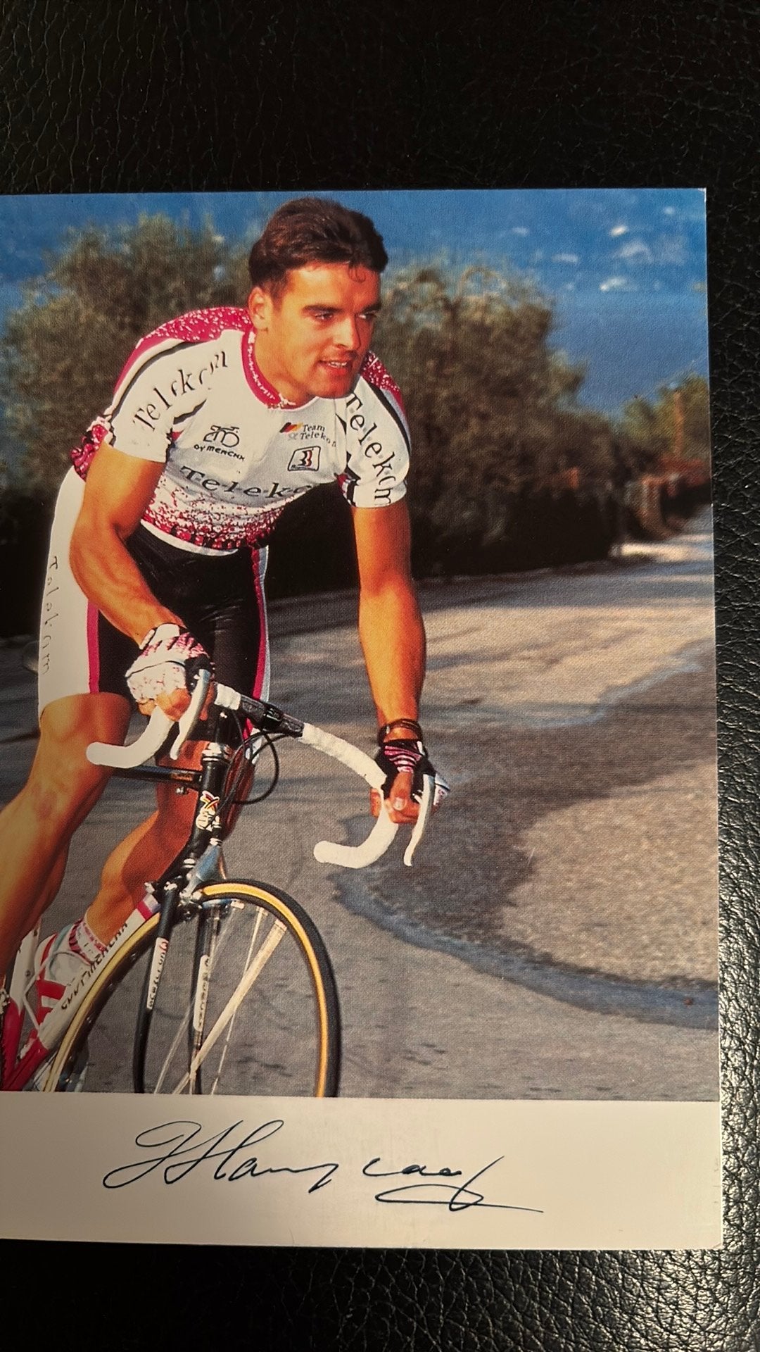 Wielrennen JACQUES HANEGRAAF Kaart ECHTE handtekening, Verzenden, Zo goed als nieuw, Overige sporten, Spelerskaart