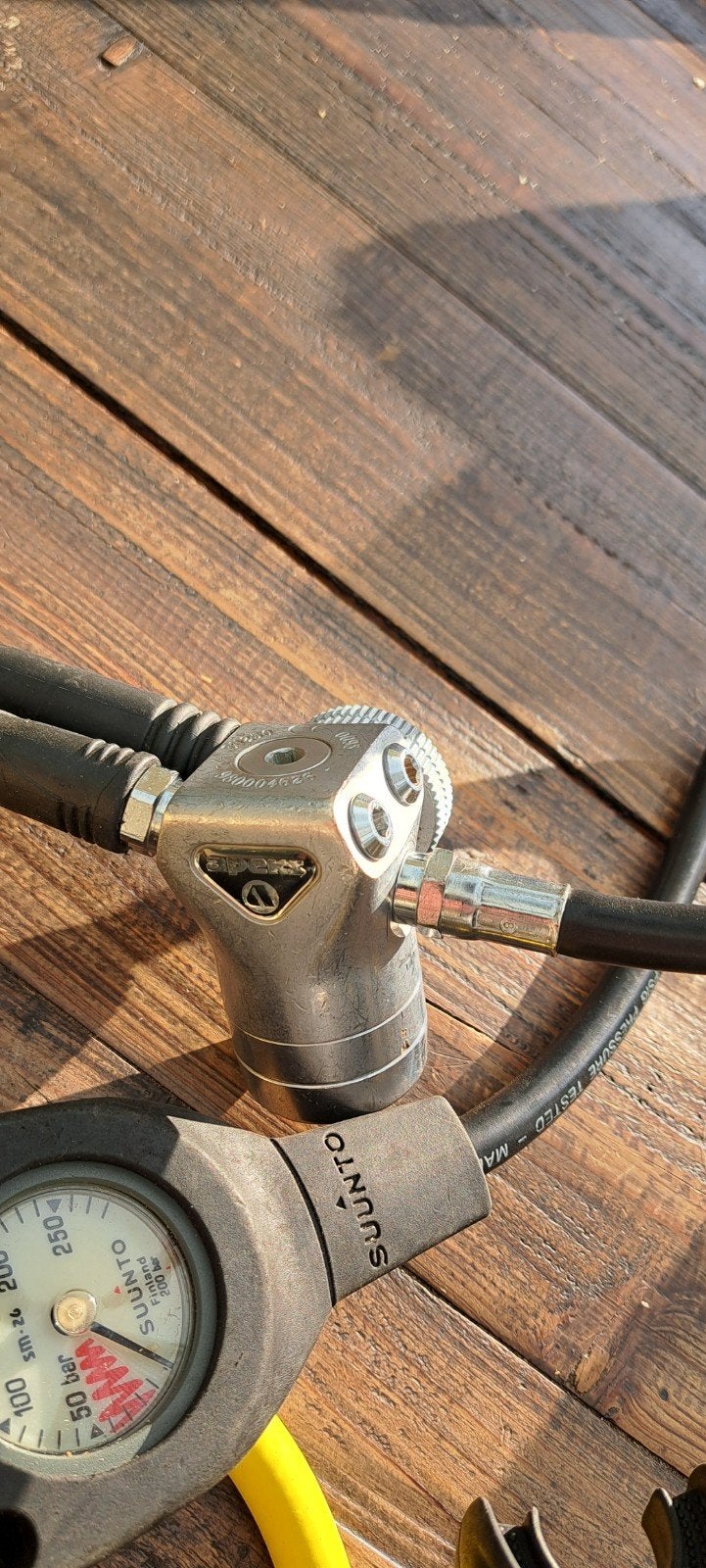 Apeks XTX 100/T20 automaat Set met Suunto Console, Watersport en Boten, Duiken, Ophalen of Verzenden, Gebruikt