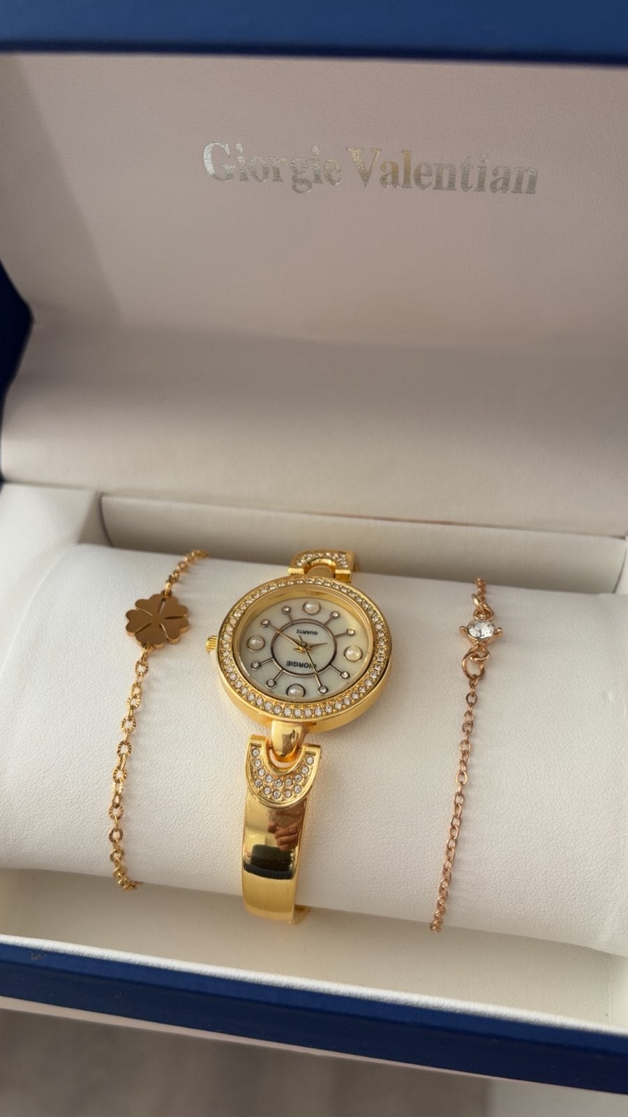 Giorgie Valentian horloge + armbanden, Ophalen of Verzenden, Nieuw, Overige merken