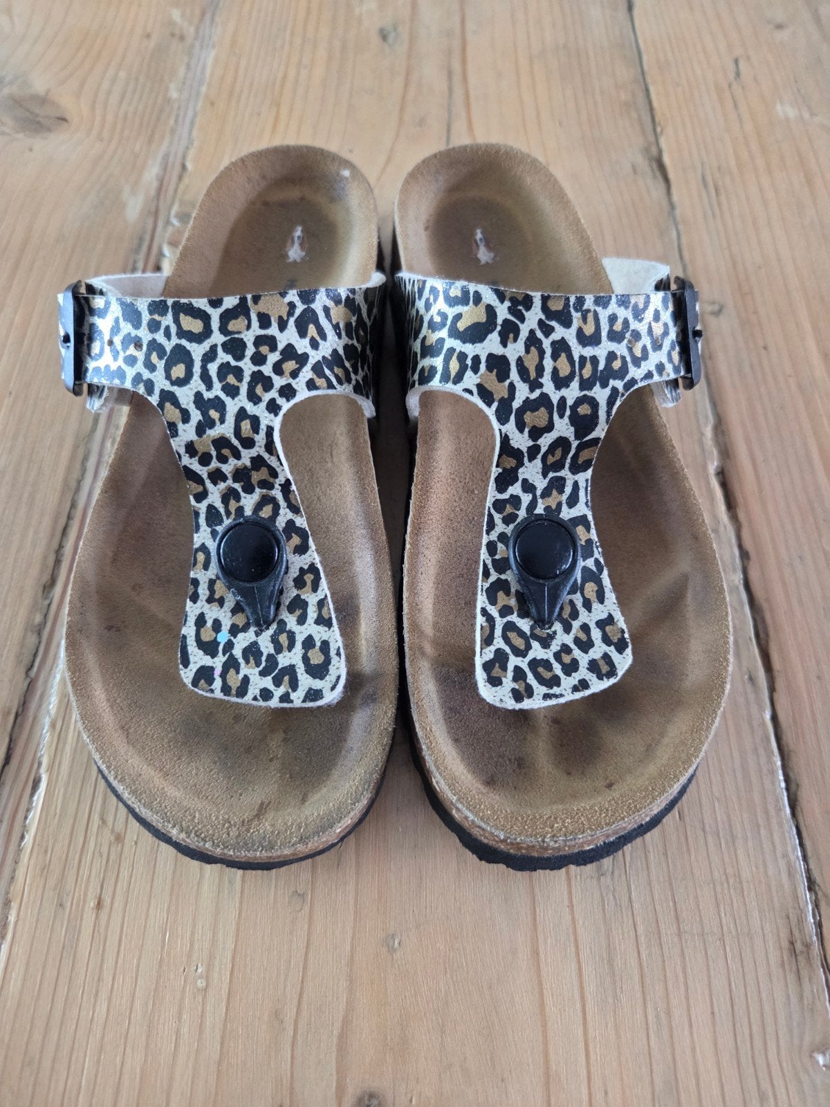 Hush Puppies sandalen maat 35 - Luipaardprint, Kleding | Dames, Overige kleuren, Zo goed als nieuw, Hush Puppies, Sandalen of Muiltjes