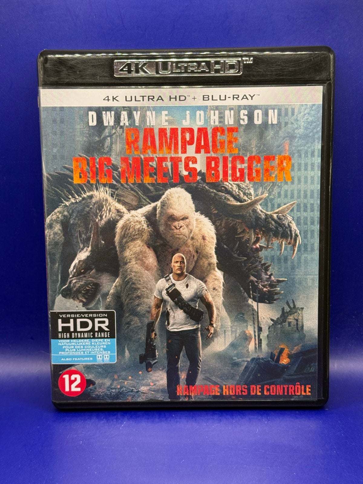 Rampage: Big Meets Bigger - 4K Ultra HD UHD NLO ZGAN, Engels, Nederlands, Film, Zo goed als nieuw