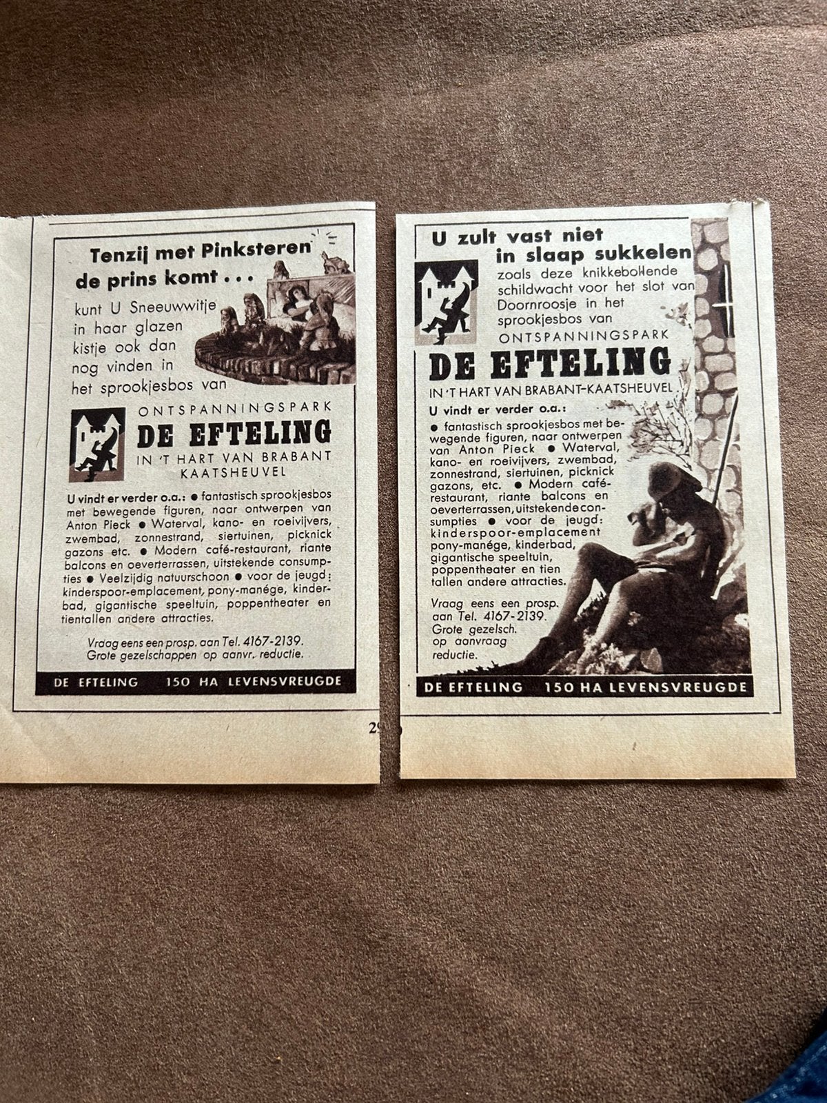 De efteling 2 x prachtig 1956, Verzamelen, Ophalen of Verzenden, Zo goed als nieuw, Overige typen