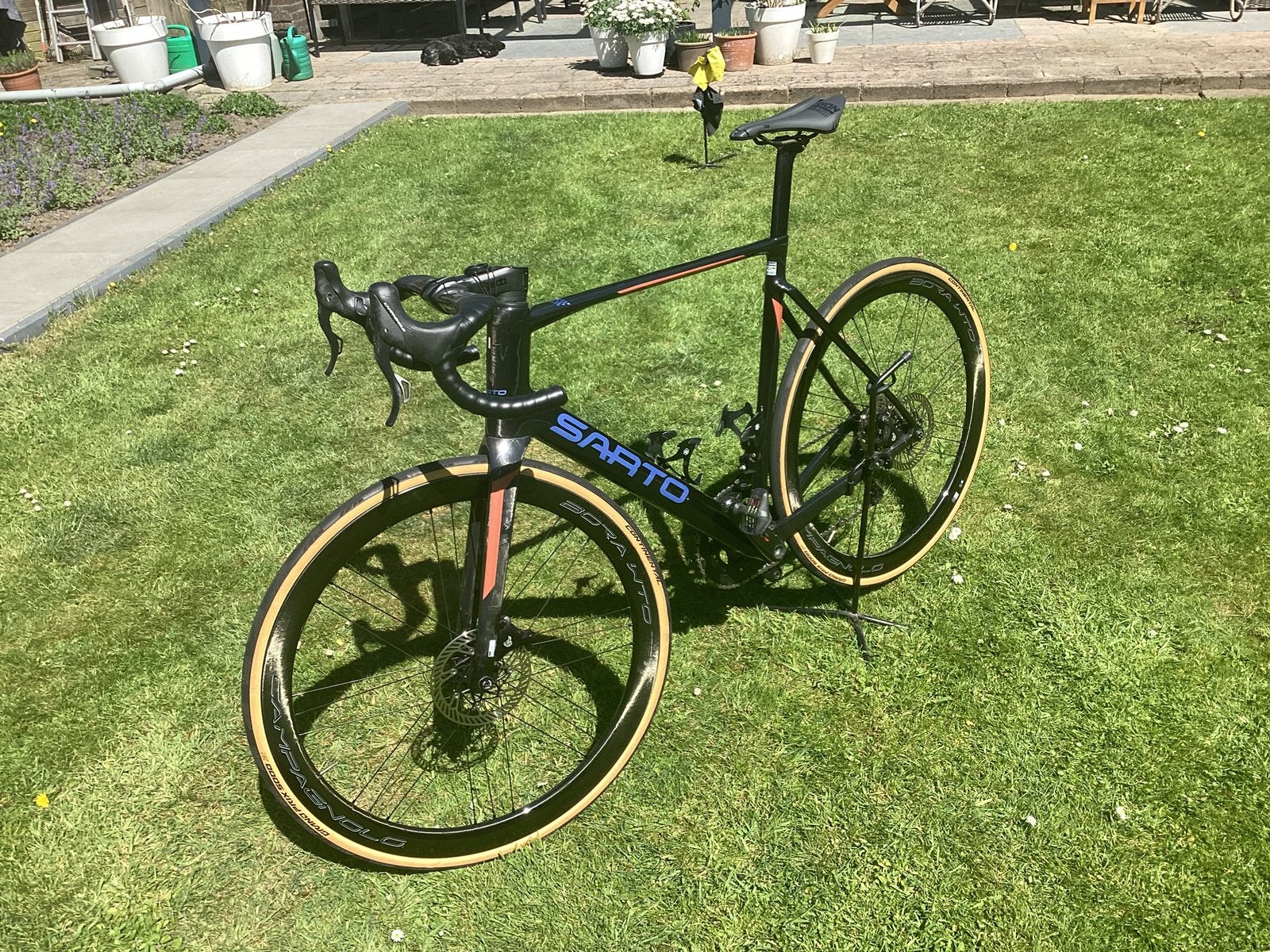 Sarto Raso 56 cm Campagnolo Super Record EPS demo model, Carbon, Zo goed als nieuw, Meer dan 20 versnellingen, Schijfrem