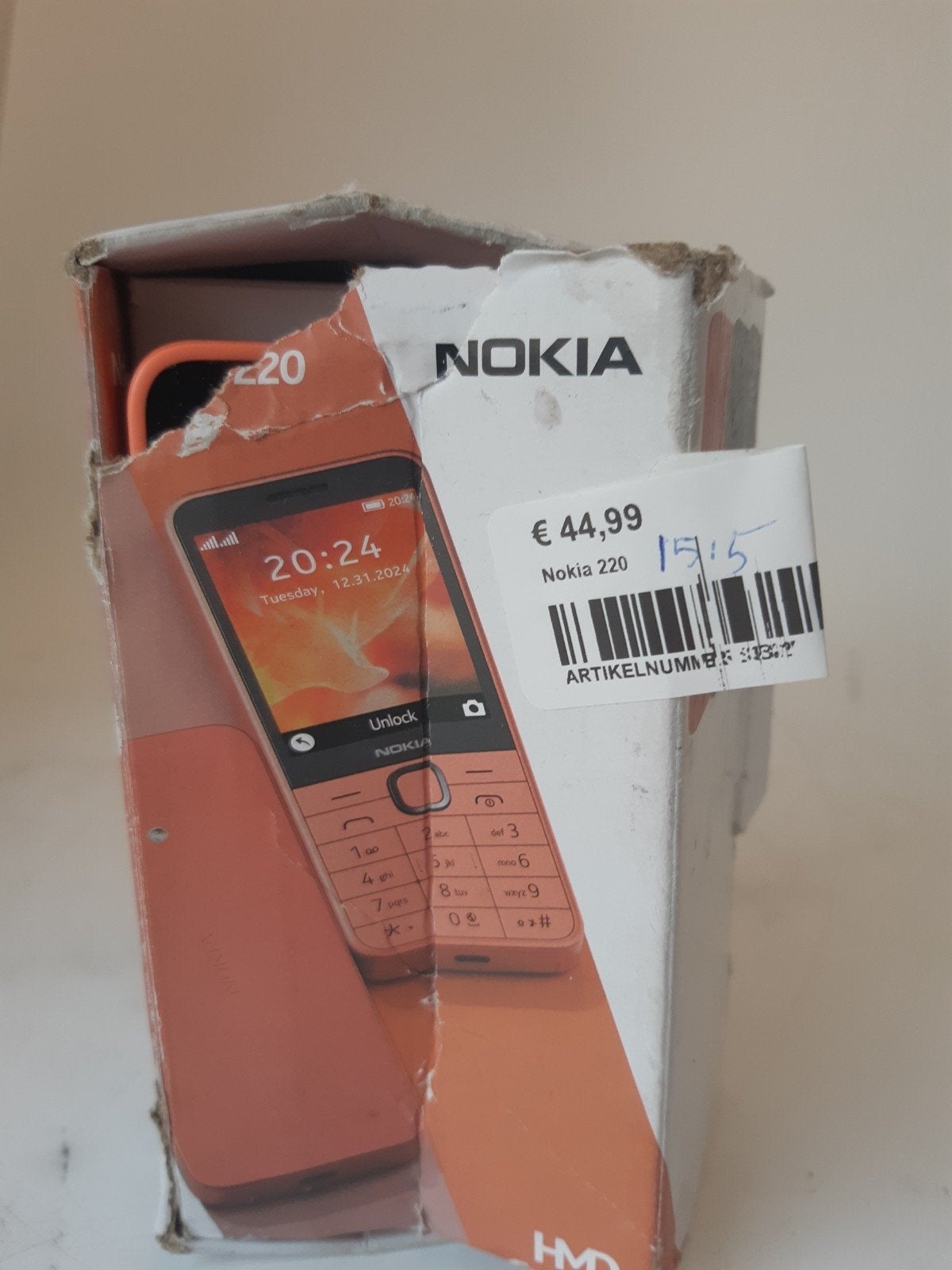 Oranje nokia 220, Overige kleuren, Nokia, Fysiek toetsenbord, Ophalen of Verzenden