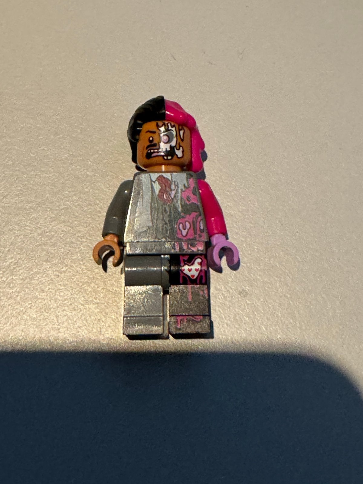 Lego Two-Face Minifiguur - Batman Movie, Ophalen of Verzenden, Gebruikt, Overige merken
