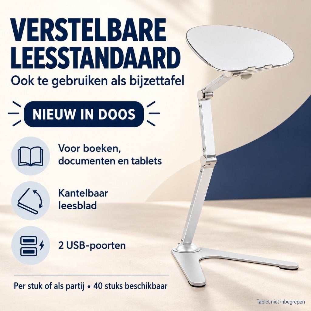 Nieuwe Mükava MK150 leesstandaard tablethouder nieuw in doos, Onbekend, Ophalen of Verzenden, Onbekend, Info@mukava.nl