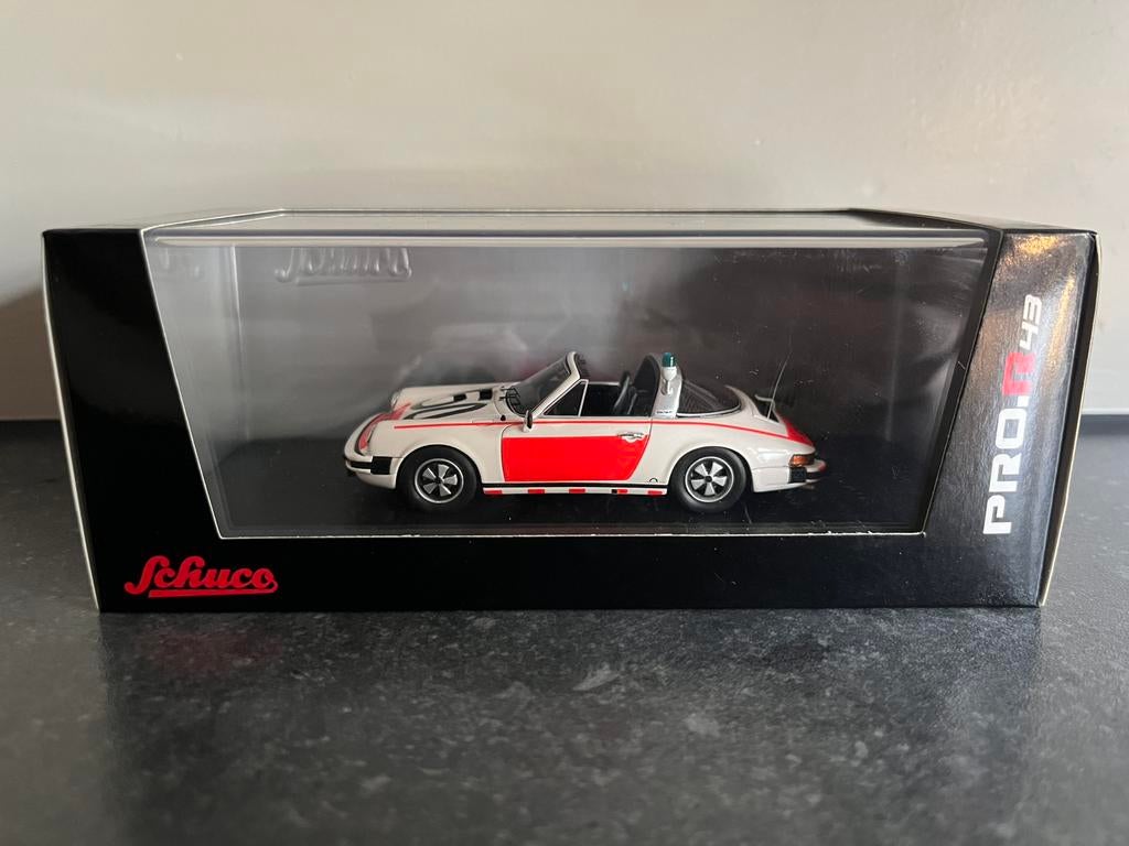 Porsche 911 Rijkspolitie Schuco 1:43 Zeer Zeldzaam, Hobby en Vrije tijd, Modelauto's | 1:43, Ophalen of Verzenden, Nieuw, Auto