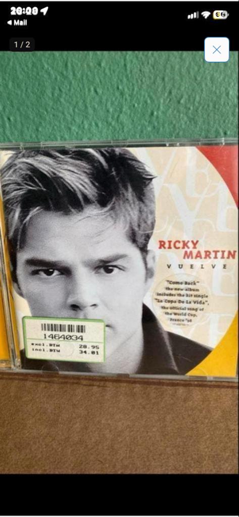 Ricky Martin - Vuelve CD (1998), Cd's en Dvd's, Ophalen of Verzenden, Gebruikt