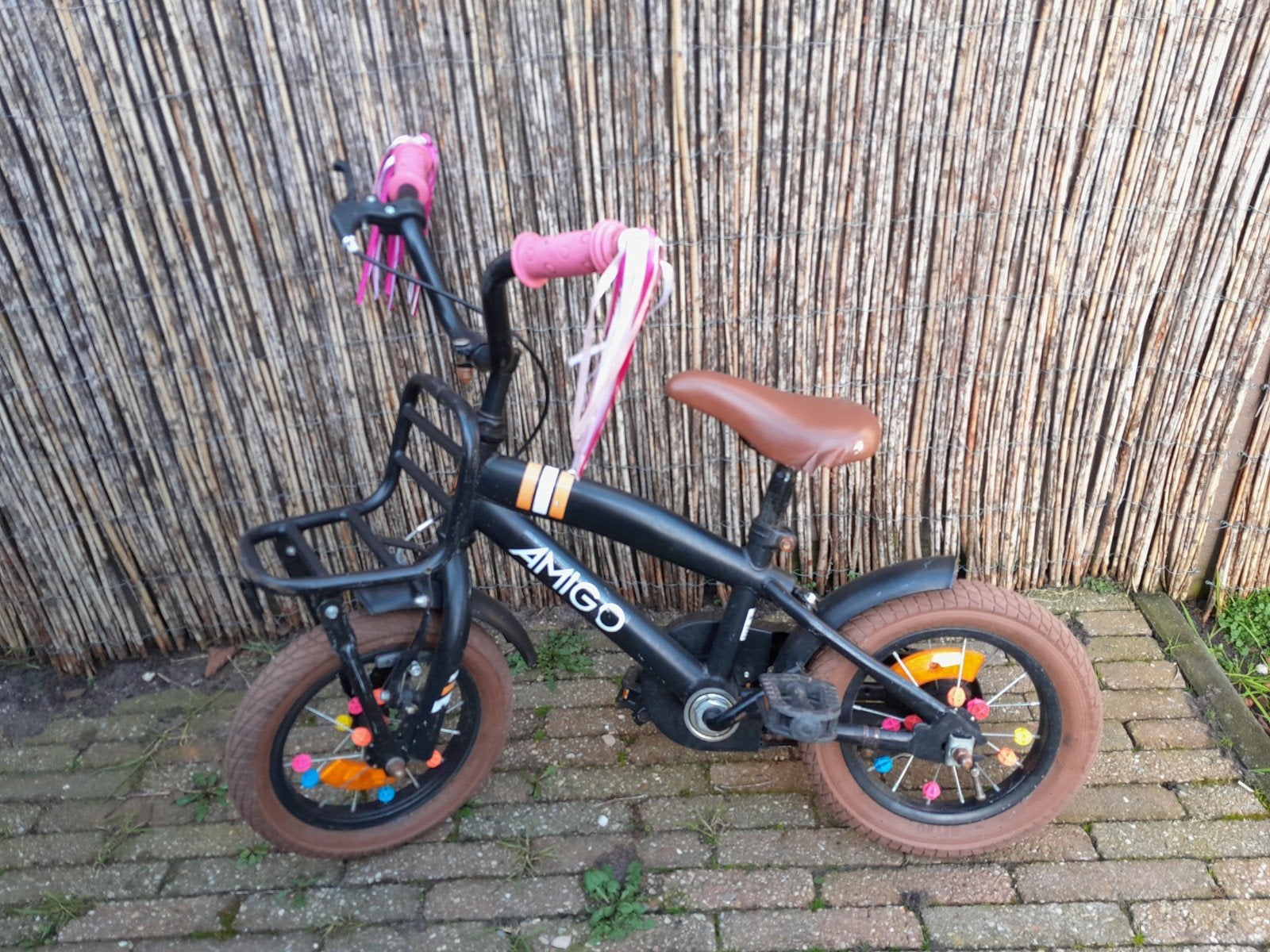 Amigo kinderfiets 12 inch, Fietsen en Brommers, Fietsen | Kinderfietsjes, Gebruikt, Minder dan 16 inch, Ophalen