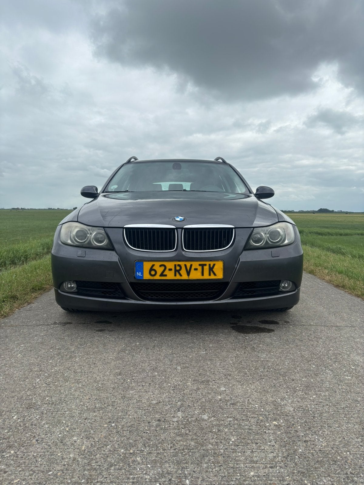 BMW 3-Serie 2.0 D 320 Touring AUT 2005 Grijs, Auto's, BMW, Automaat, Achterwielaandrijving, 1995 cc, 4 cilinders