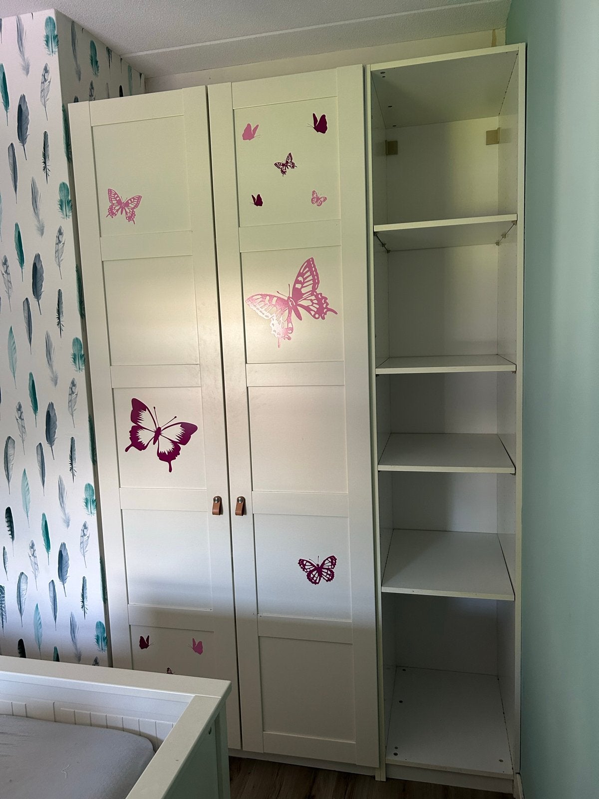 IKEA PAX kast met open deel - ideaal voor studentenkamer, Ophalen, Gebruikt, 100 tot 150 cm, 200 cm of meer