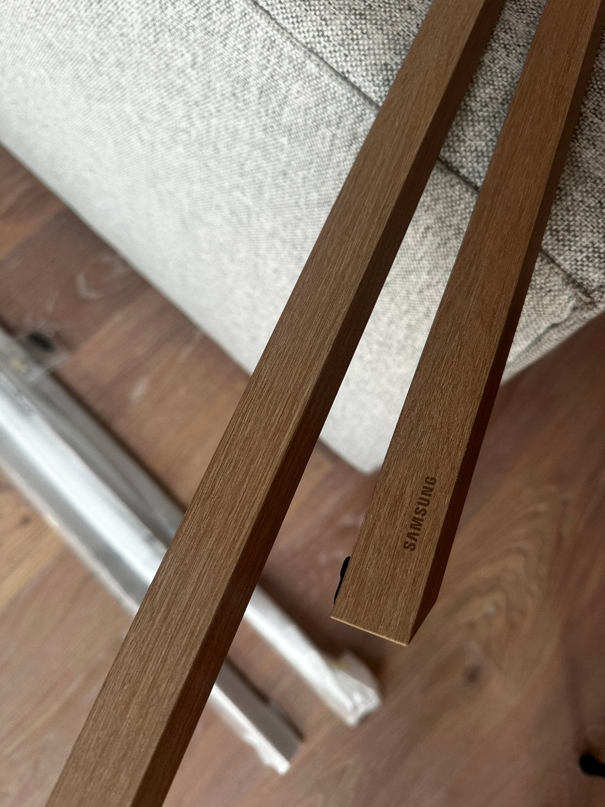 Eiken lijsten Samsung Frame 55 inch, Ophalen, Eiken, 200 tot 250 cm, Lijsten