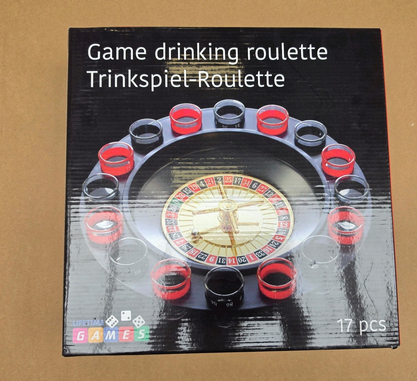 Drink Roulette Spel - Feestspel met Glaasjes nieuw, Vijf spelers of meer, Ophalen of Verzenden, Nieuw, Games
