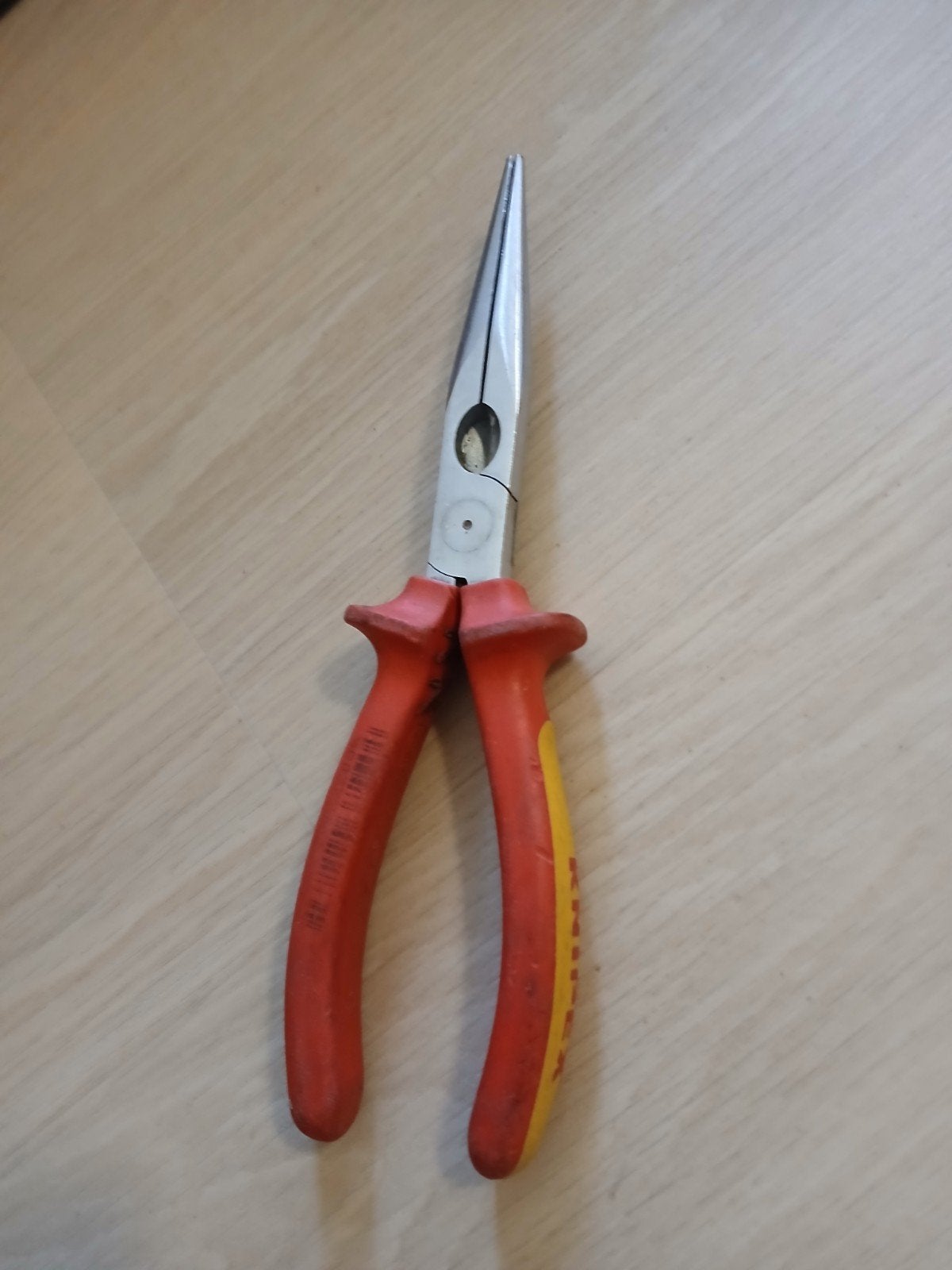 knipex Spitse punttang met geïsoleerde handvatten, Ophalen of Verzenden, Gebruikt, Tang