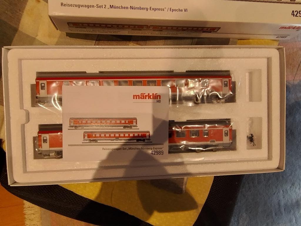 Märklin 42989 – Reisezugwagen Set, Hobby en Vrije tijd, Modeltreinen | H0, Wisselstroom, Ophalen of Verzenden, Märklin, Nieuw
