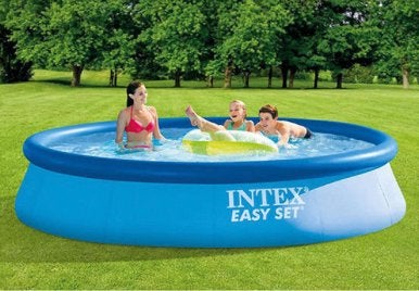 intex easy Set zwembad 396 cm x 84 cm, Ophalen of Verzenden, Nieuw, Afdekzeil