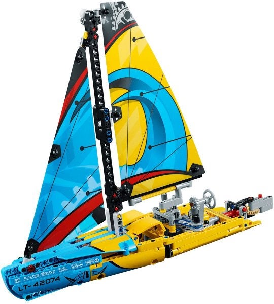 Lego Technis "Rasing Yacht" nr. 42074, Gebruikt, Lego, Compleet, Ophalen of Verzenden