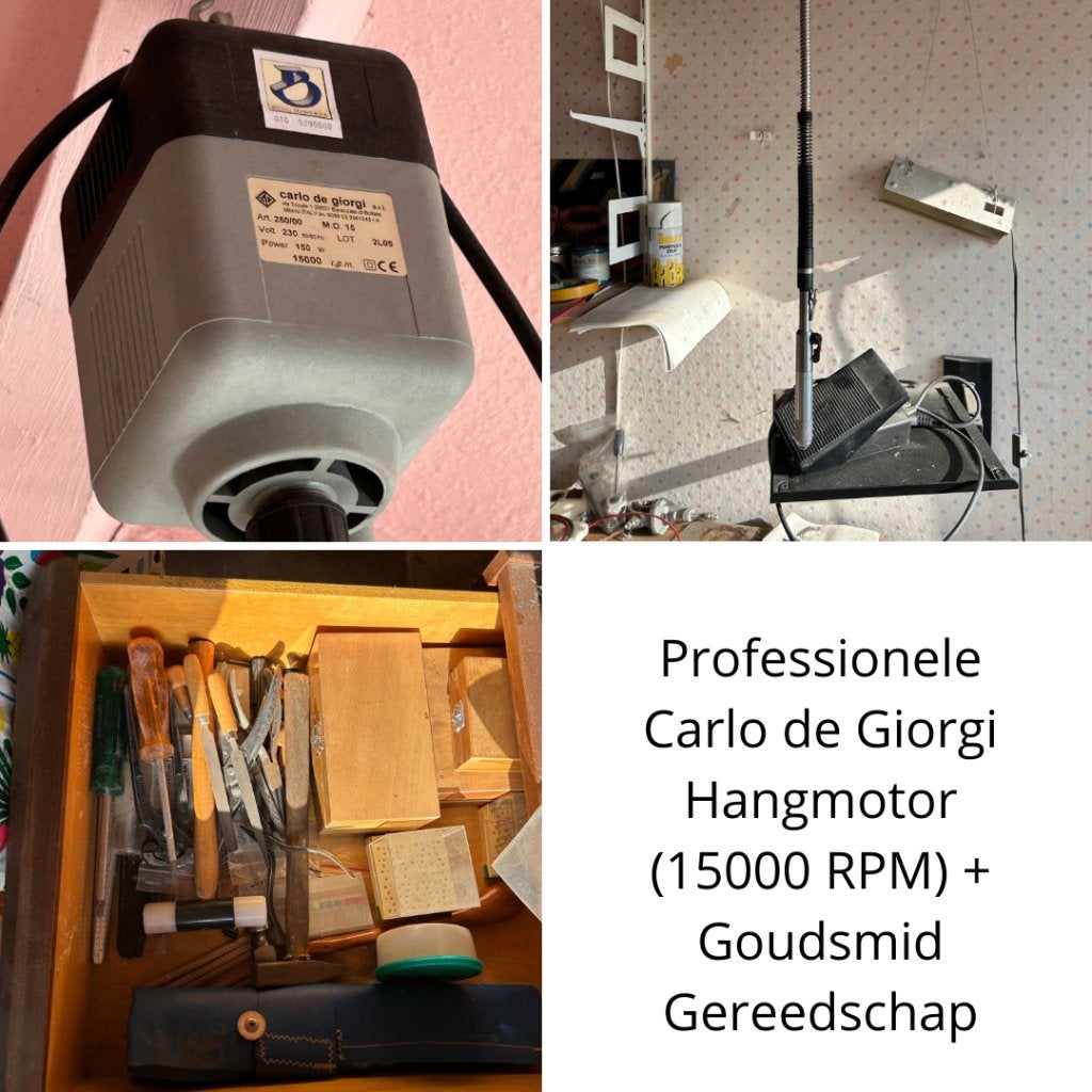 Carlo de Giorgi Hangmotor + Goudsmid Gereedschap, Ophalen of Verzenden, Zo goed als nieuw